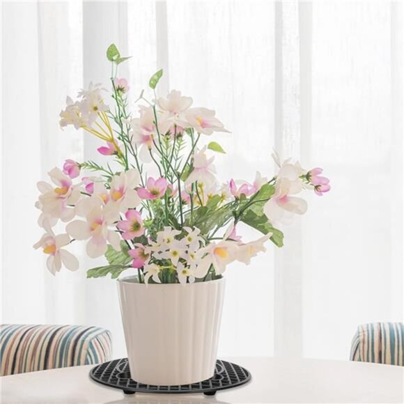 6 Pcs Big Potted Plant Stands - 12 Inch Patio & Deck Floor Protector,Plant - Picture 6 of 7